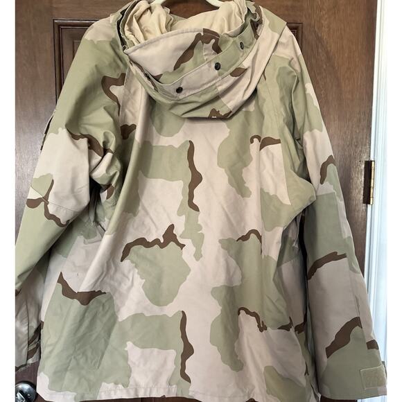Tennessee Apparel Corp Cold Weather Desert Camouflage Military Parka Jacket XL L - Picture 2 of 4